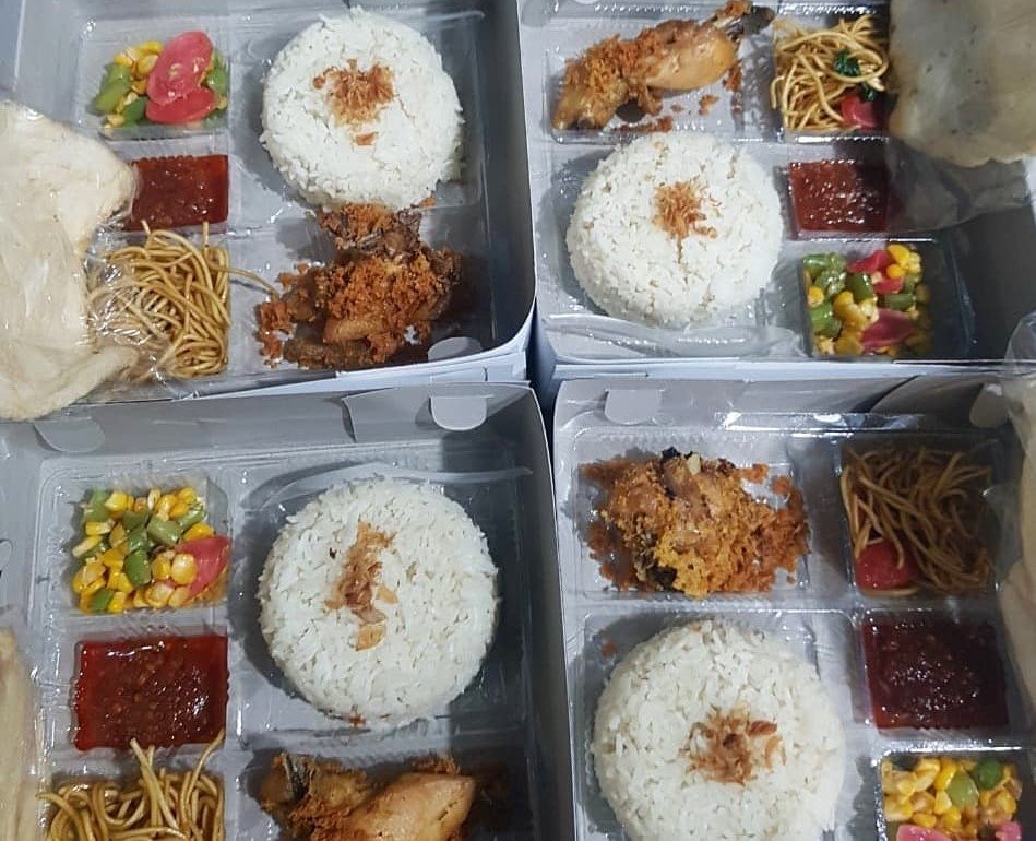 Nasi Box Silver - Nasi Kotak bogor